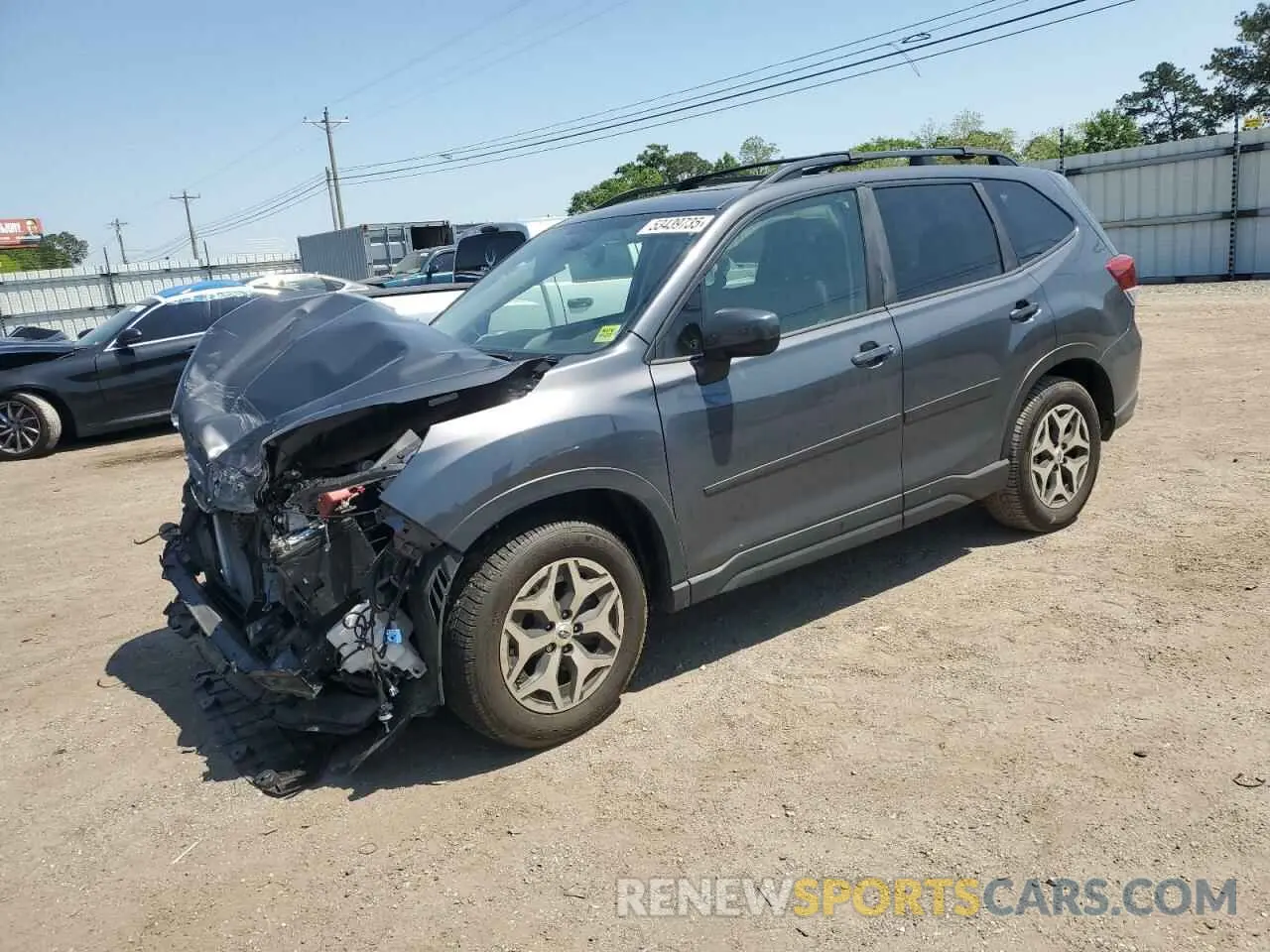 1 fotografías del automóvil dañado JF2SKAGCXLH561595 SUBARU FORESTER 2020