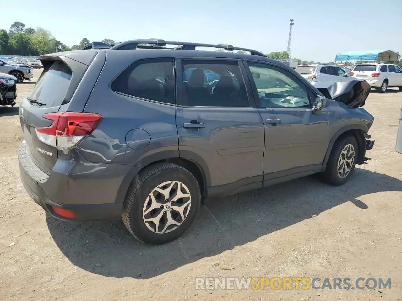3 fotografías del automóvil dañado JF2SKAGCXLH561595 SUBARU FORESTER 2020