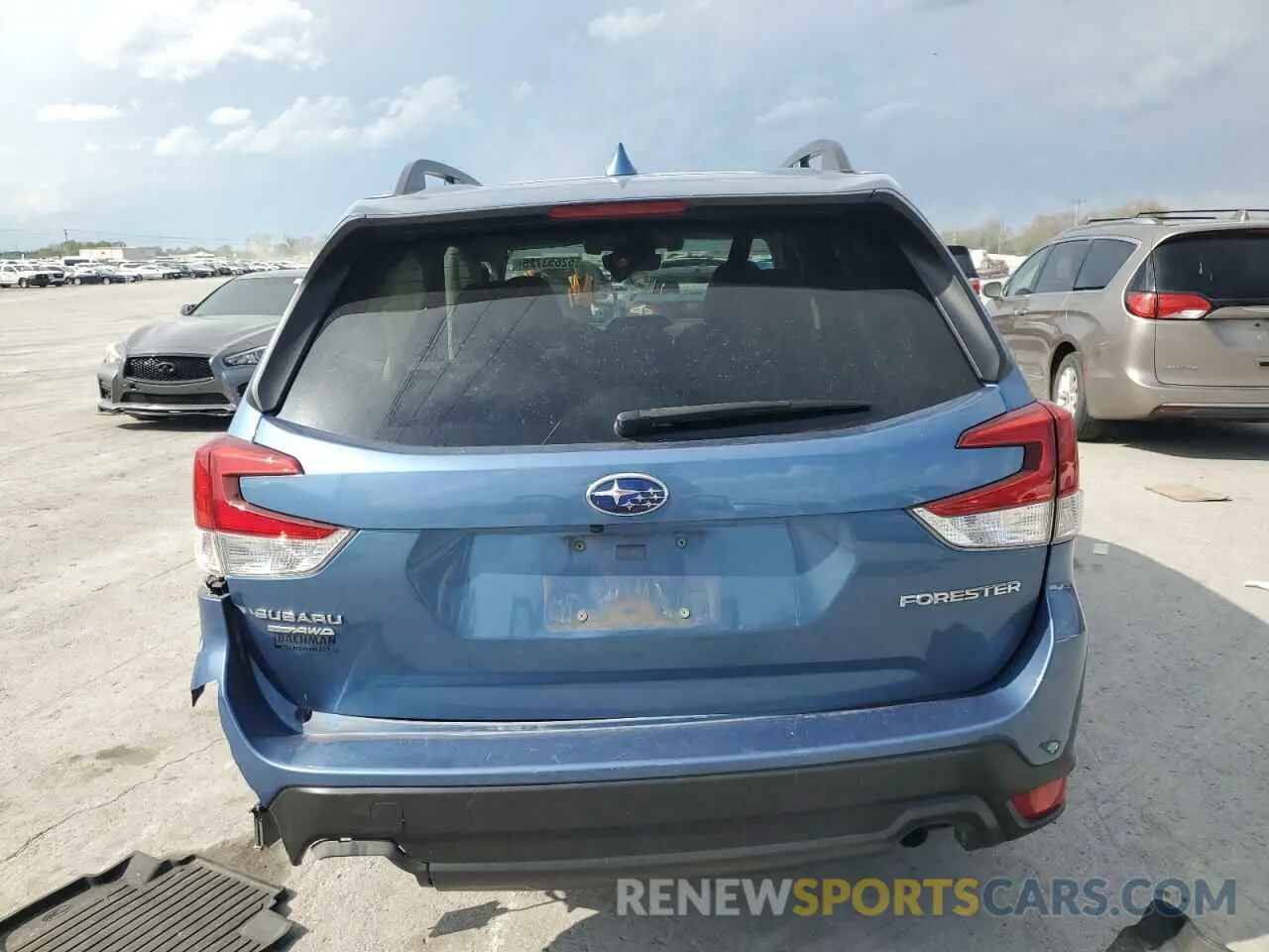 6 fotografías del automóvil dañado JF2SKAJC0LH511409 SUBARU FORESTER 2020
