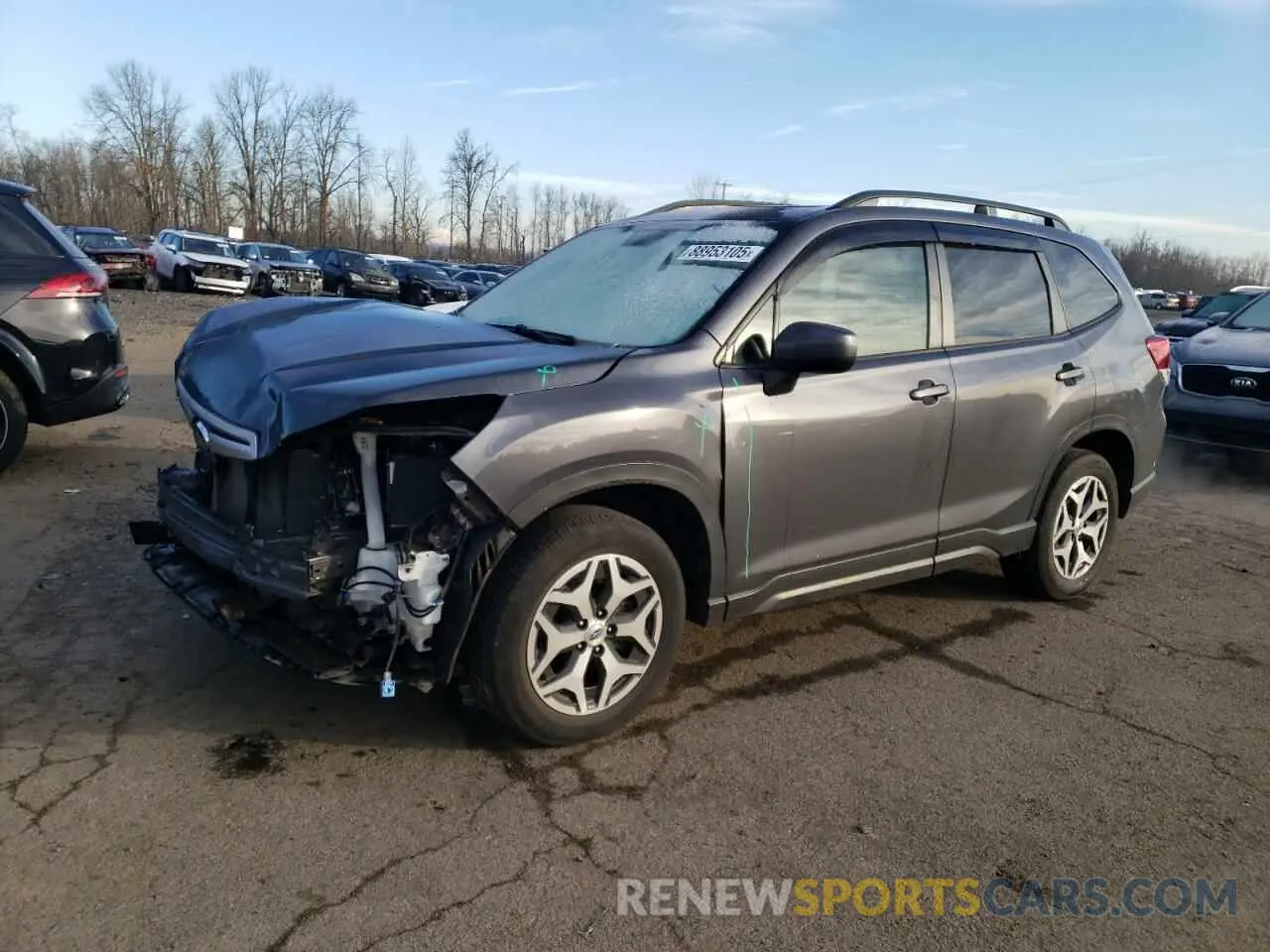 1 fotografías del automóvil dañado JF2SKAJC1LH540031 SUBARU FORESTER 2020