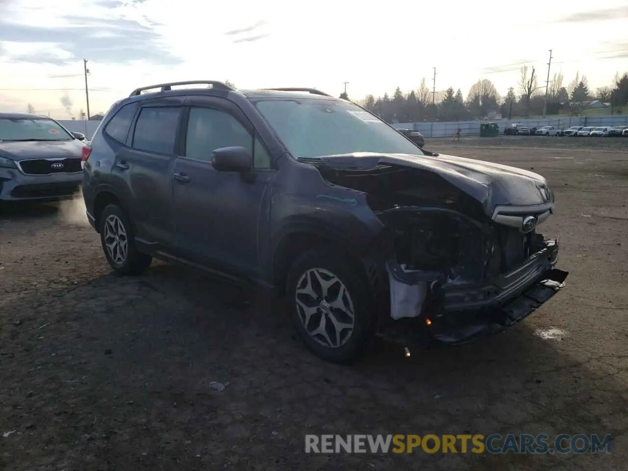 4 fotografías del automóvil dañado JF2SKAJC1LH540031 SUBARU FORESTER 2020