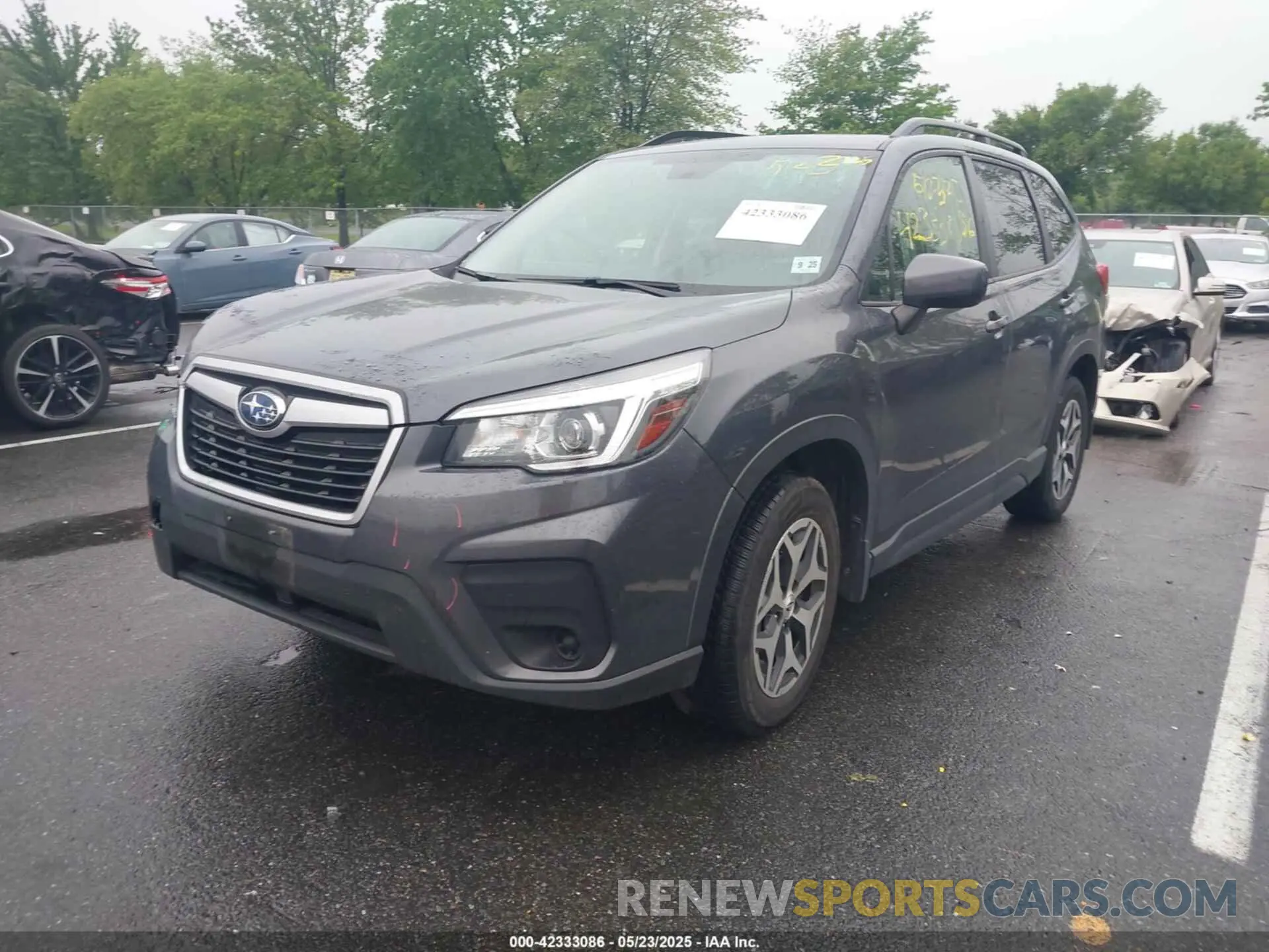 2 fotografías del automóvil dañado JF2SKAJC1LH594753 SUBARU FORESTER 2020