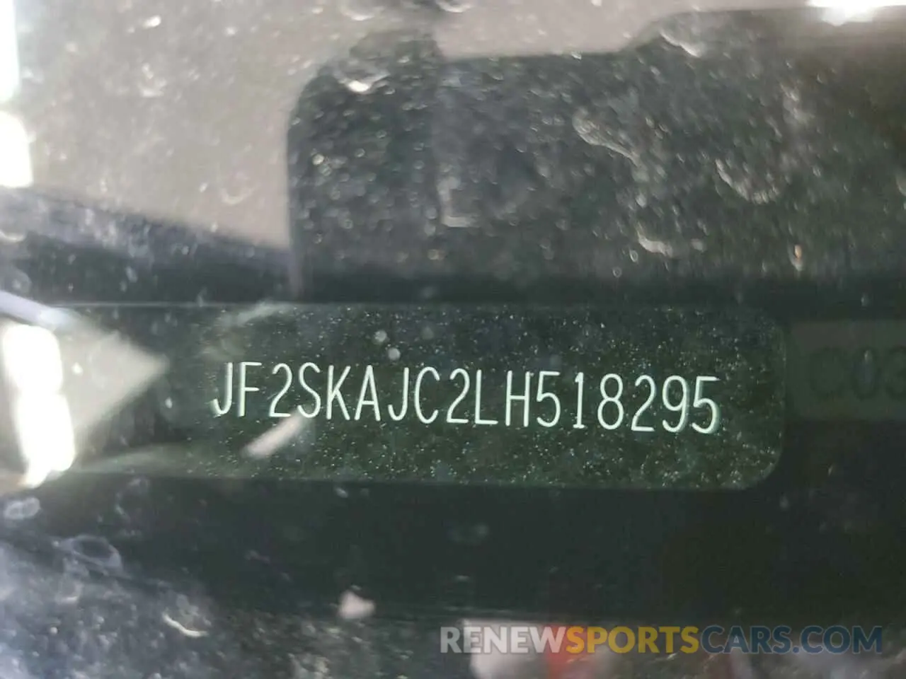 13 fotografías del automóvil dañado JF2SKAJC2LH518295 SUBARU FORESTER 2020