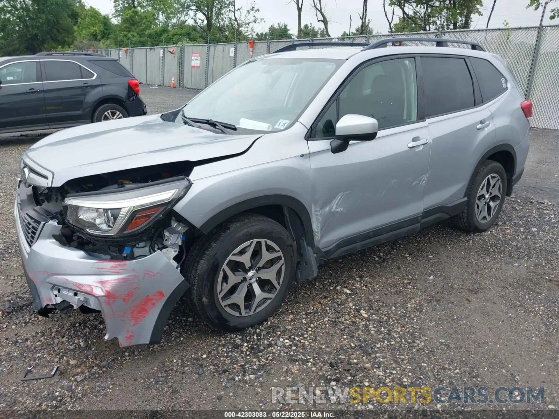 2 fotografías del automóvil dañado JF2SKAJC2LH528891 SUBARU FORESTER 2020