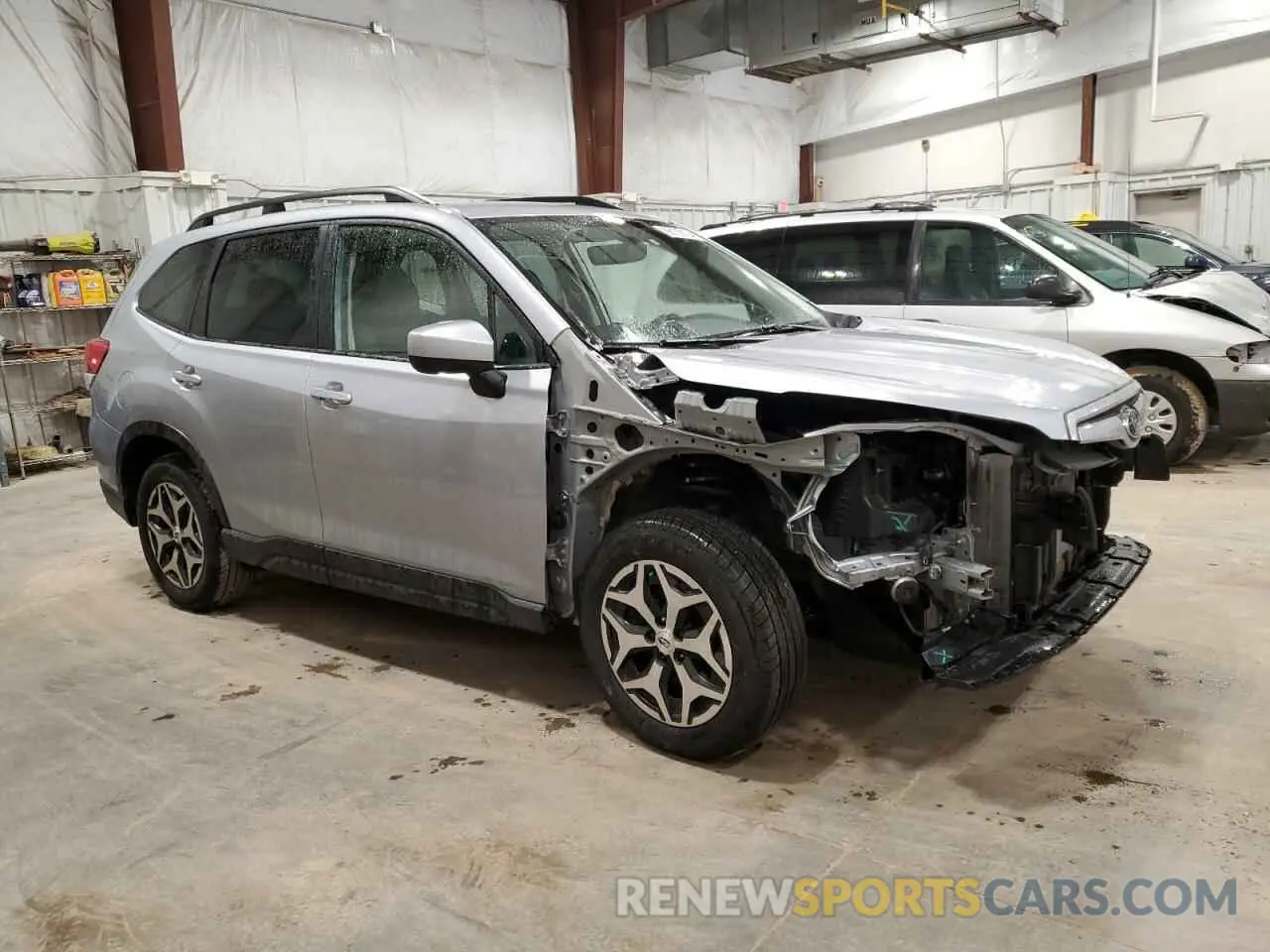 4 fotografías del automóvil dañado JF2SKAJC3LH499143 SUBARU FORESTER 2020