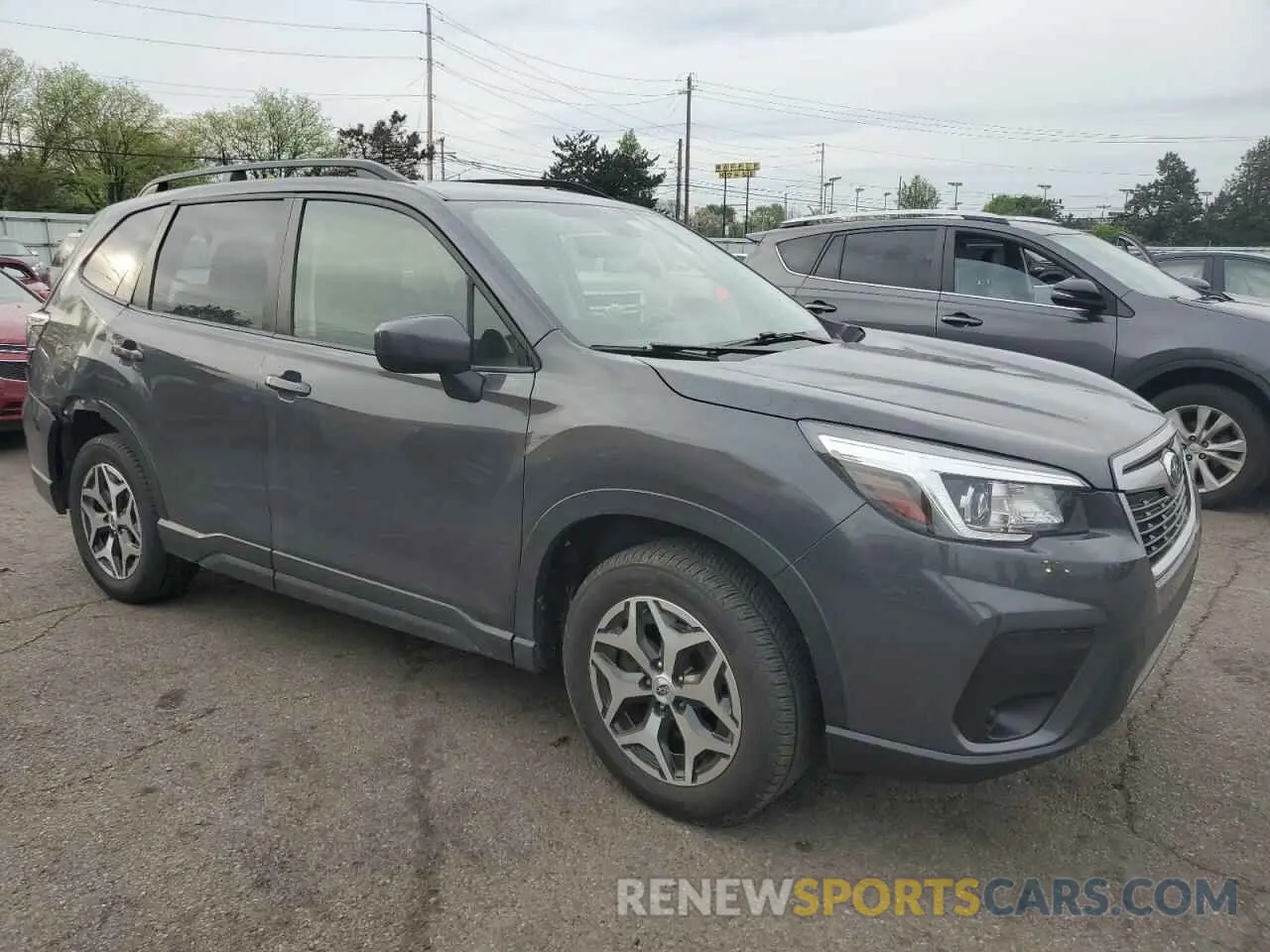 4 fotografías del automóvil dañado JF2SKAJC5LH563036 SUBARU FORESTER 2020