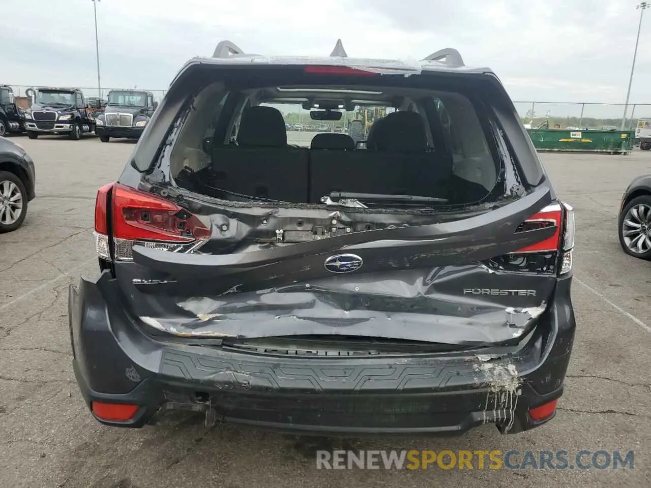 6 fotografías del automóvil dañado JF2SKAJC5LH563036 SUBARU FORESTER 2020