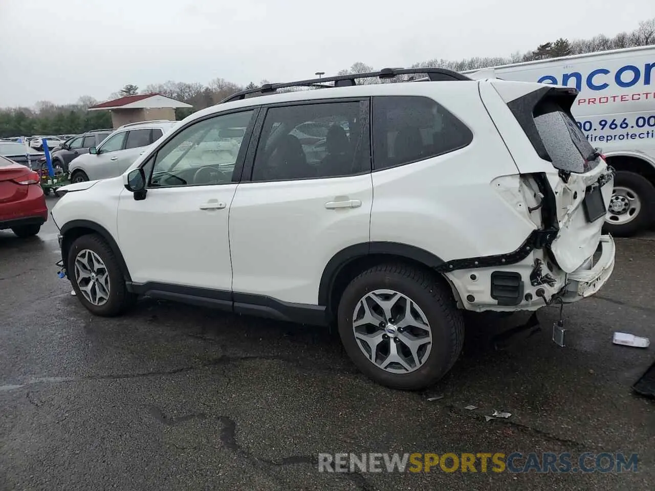 2 fotografías del automóvil dañado JF2SKAJC5LH577907 SUBARU FORESTER 2020