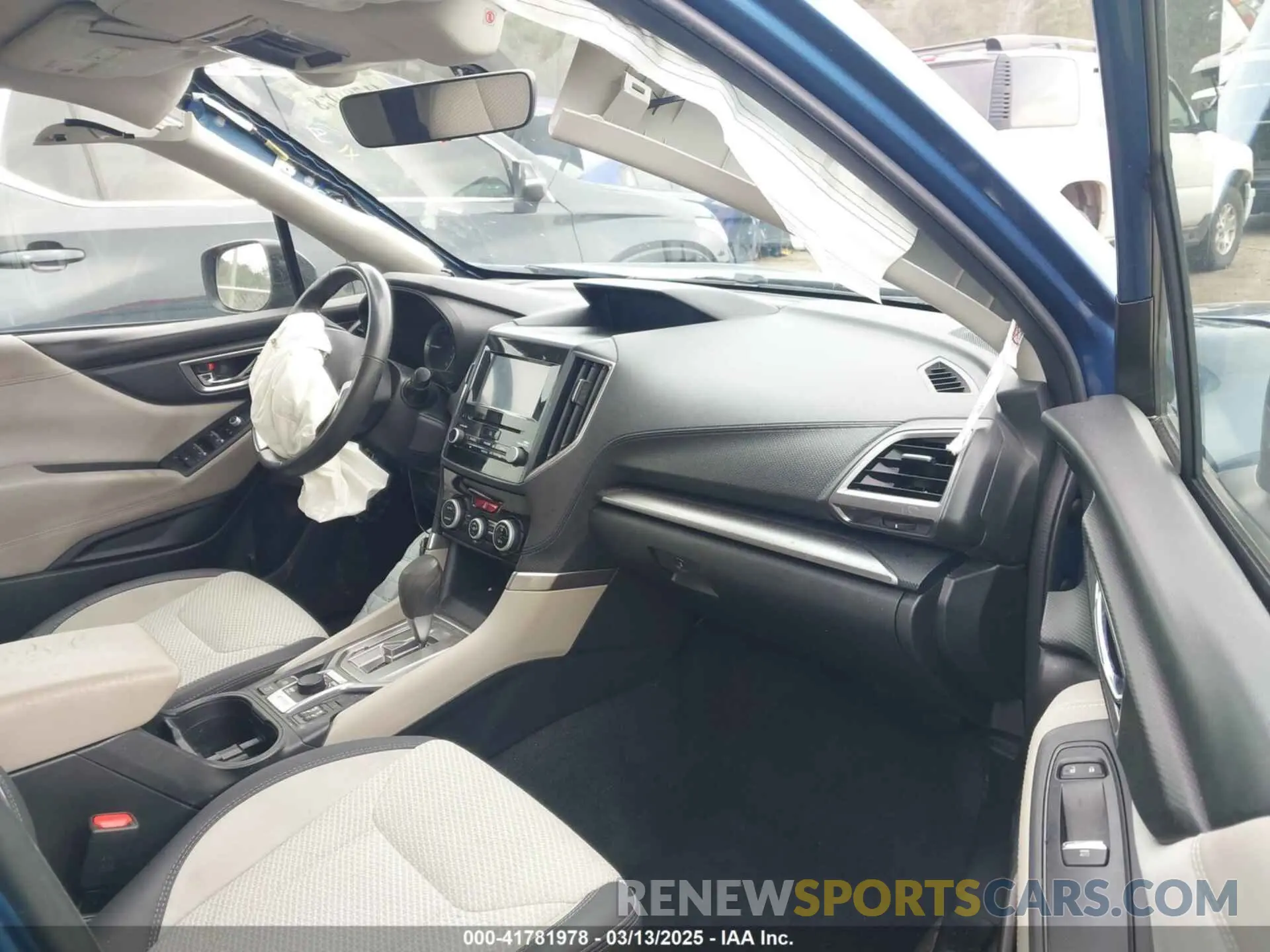 5 fotografías del automóvil dañado JF2SKAJC5LH586588 SUBARU FORESTER 2020