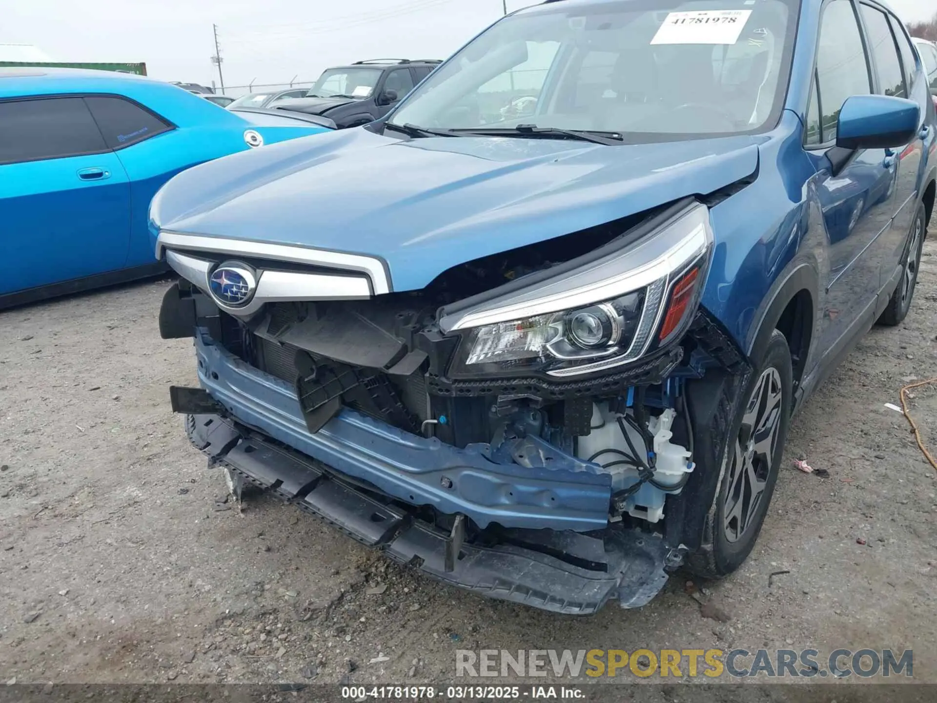 6 fotografías del automóvil dañado JF2SKAJC5LH586588 SUBARU FORESTER 2020