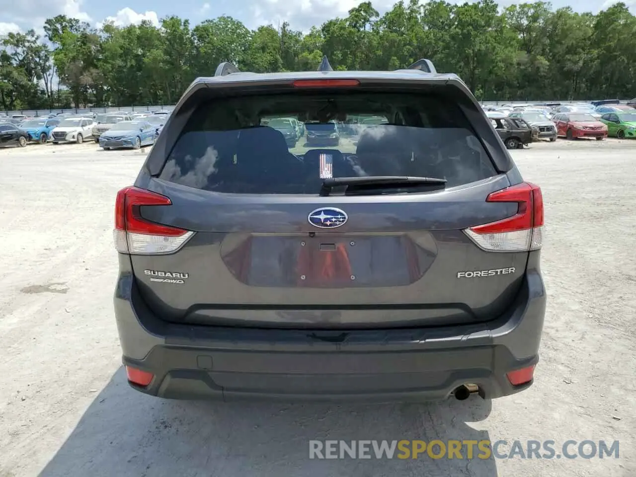 6 fotografías del automóvil dañado JF2SKAJC8LH435003 SUBARU FORESTER 2020