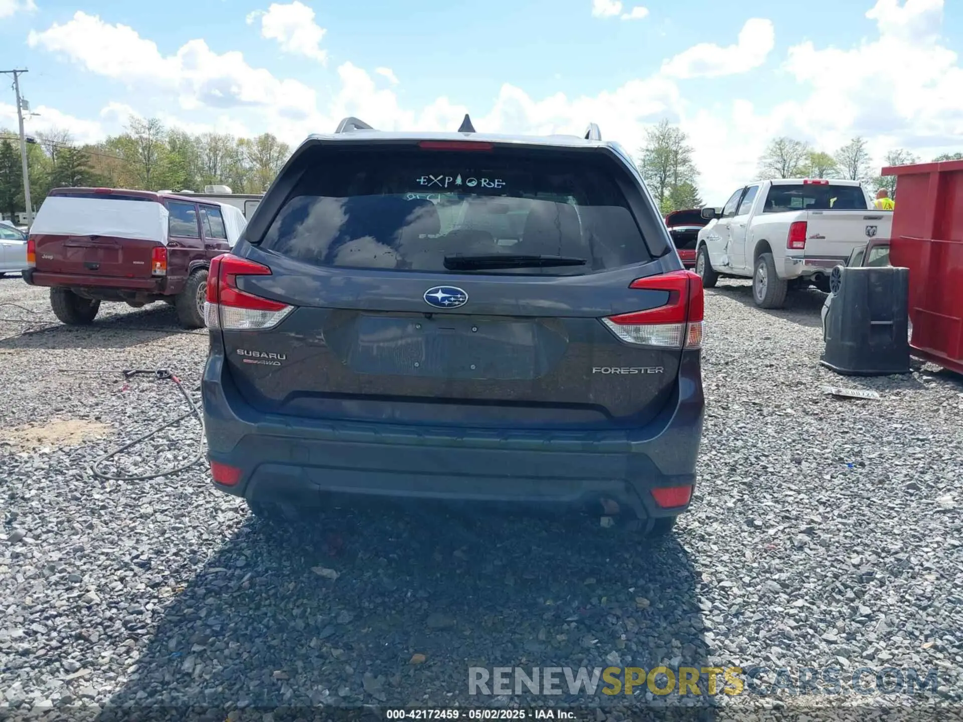 16 fotografías del automóvil dañado JF2SKAJCXLH421278 SUBARU FORESTER 2020