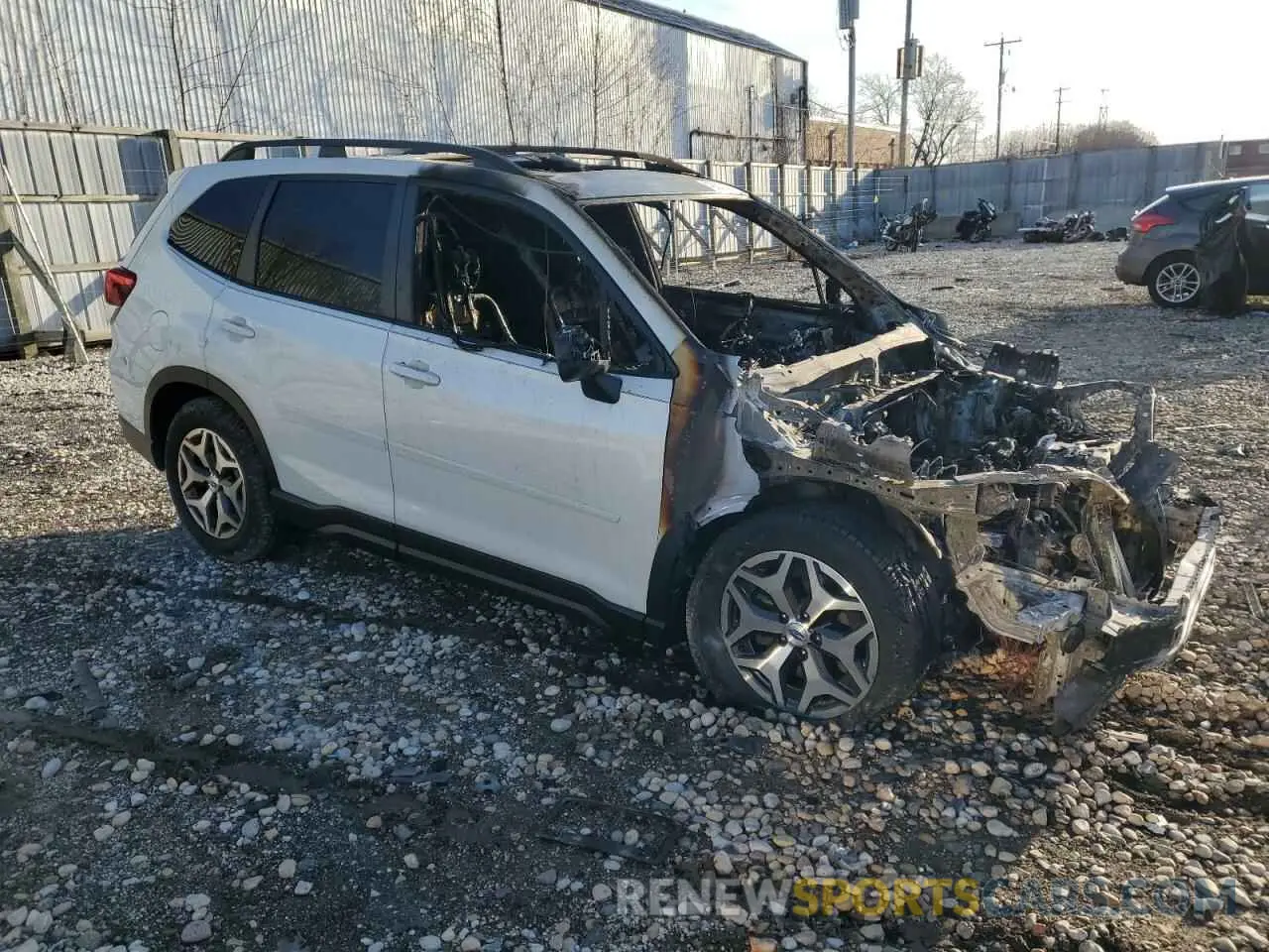 4 fotografías del automóvil dañado JF2SKAJCXLH524958 SUBARU FORESTER 2020