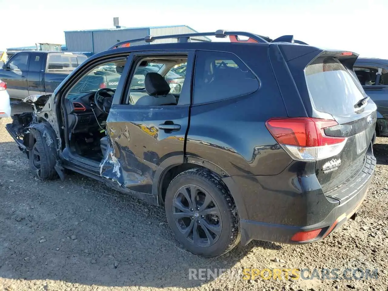 2 fotografías del automóvil dañado JF2SKALC3LH416839 SUBARU FORESTER 2020
