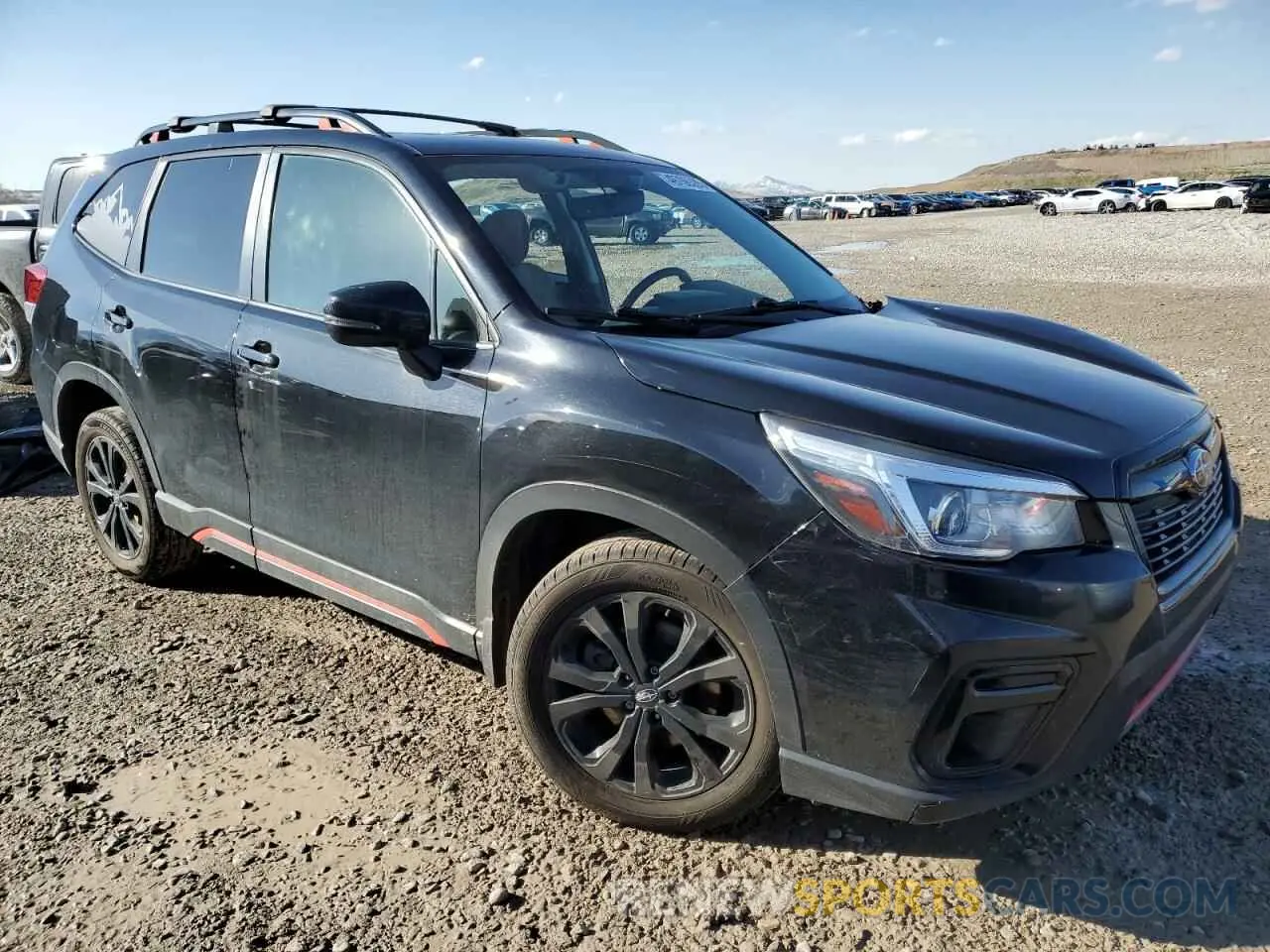 4 fotografías del automóvil dañado JF2SKALC3LH416839 SUBARU FORESTER 2020