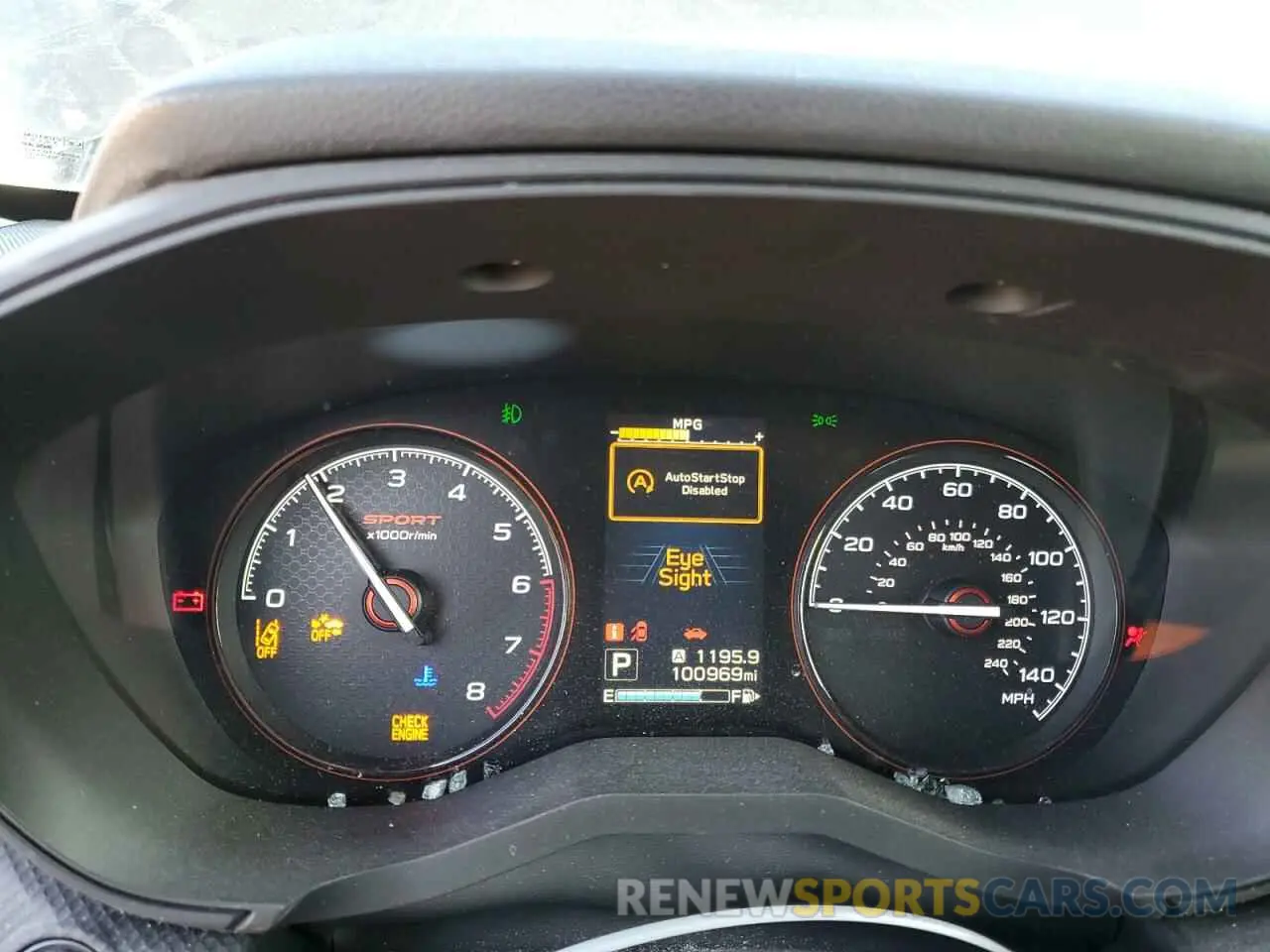 9 fotografías del automóvil dañado JF2SKALC3LH416839 SUBARU FORESTER 2020