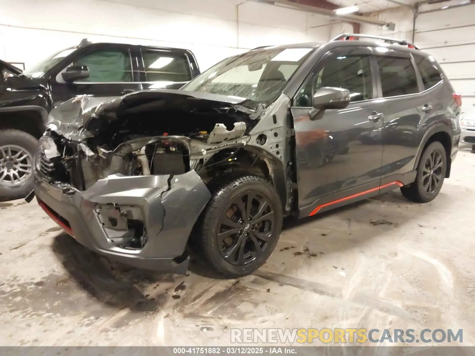 2 fotografías del automóvil dañado JF2SKALC4LH409530 SUBARU FORESTER 2020