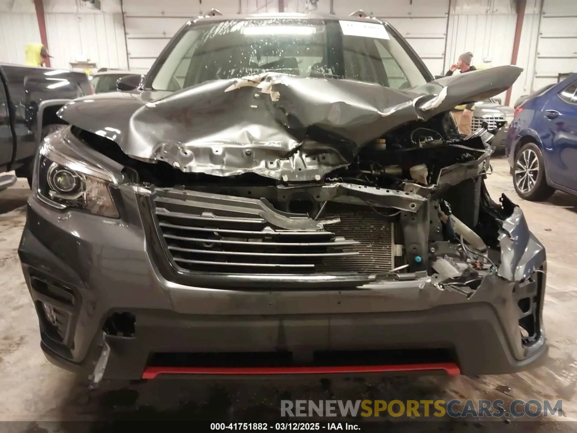 20 fotografías del automóvil dañado JF2SKALC4LH409530 SUBARU FORESTER 2020