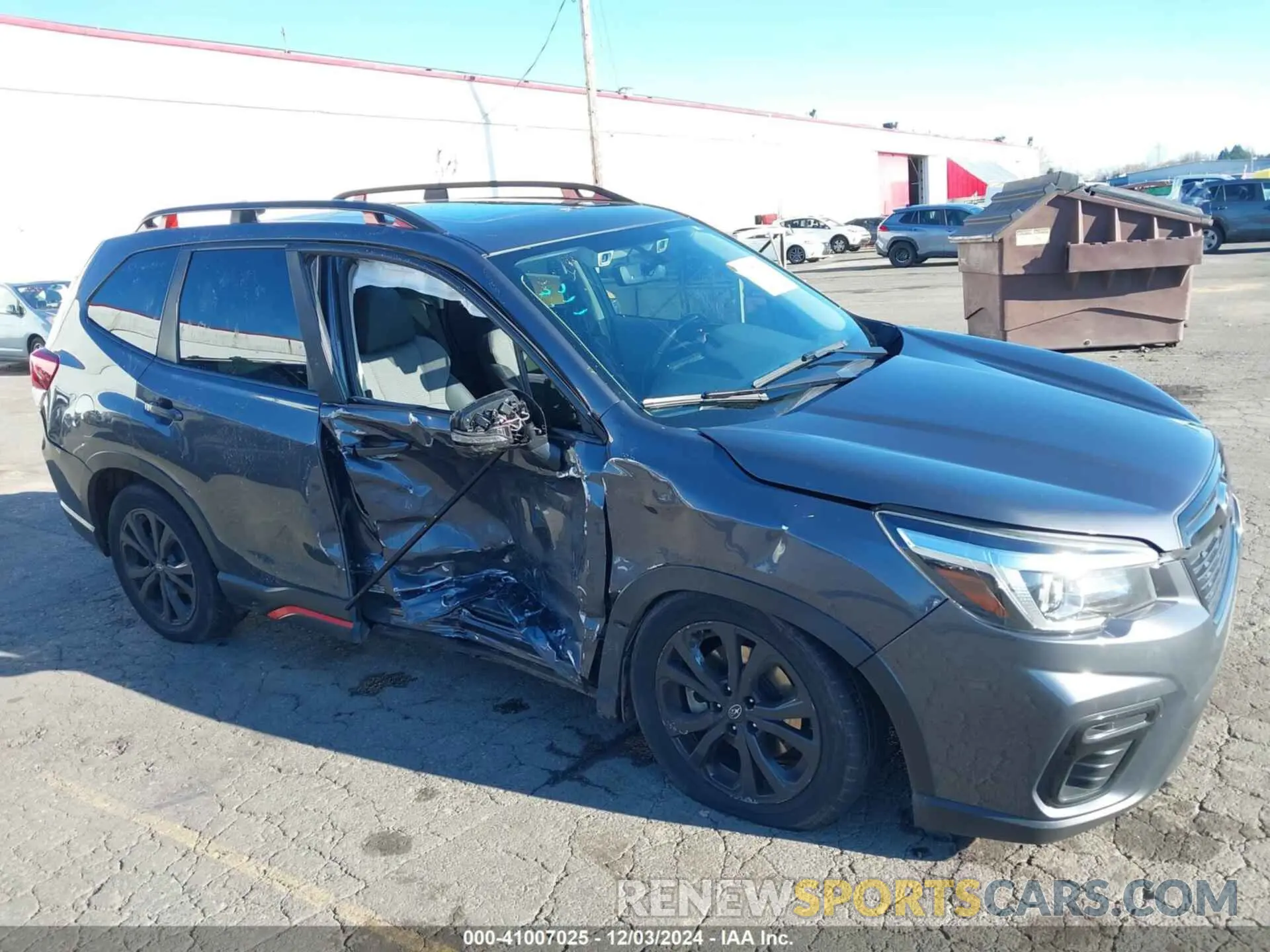 6 fotografías del automóvil dañado JF2SKAMC0LH494039 SUBARU FORESTER 2020