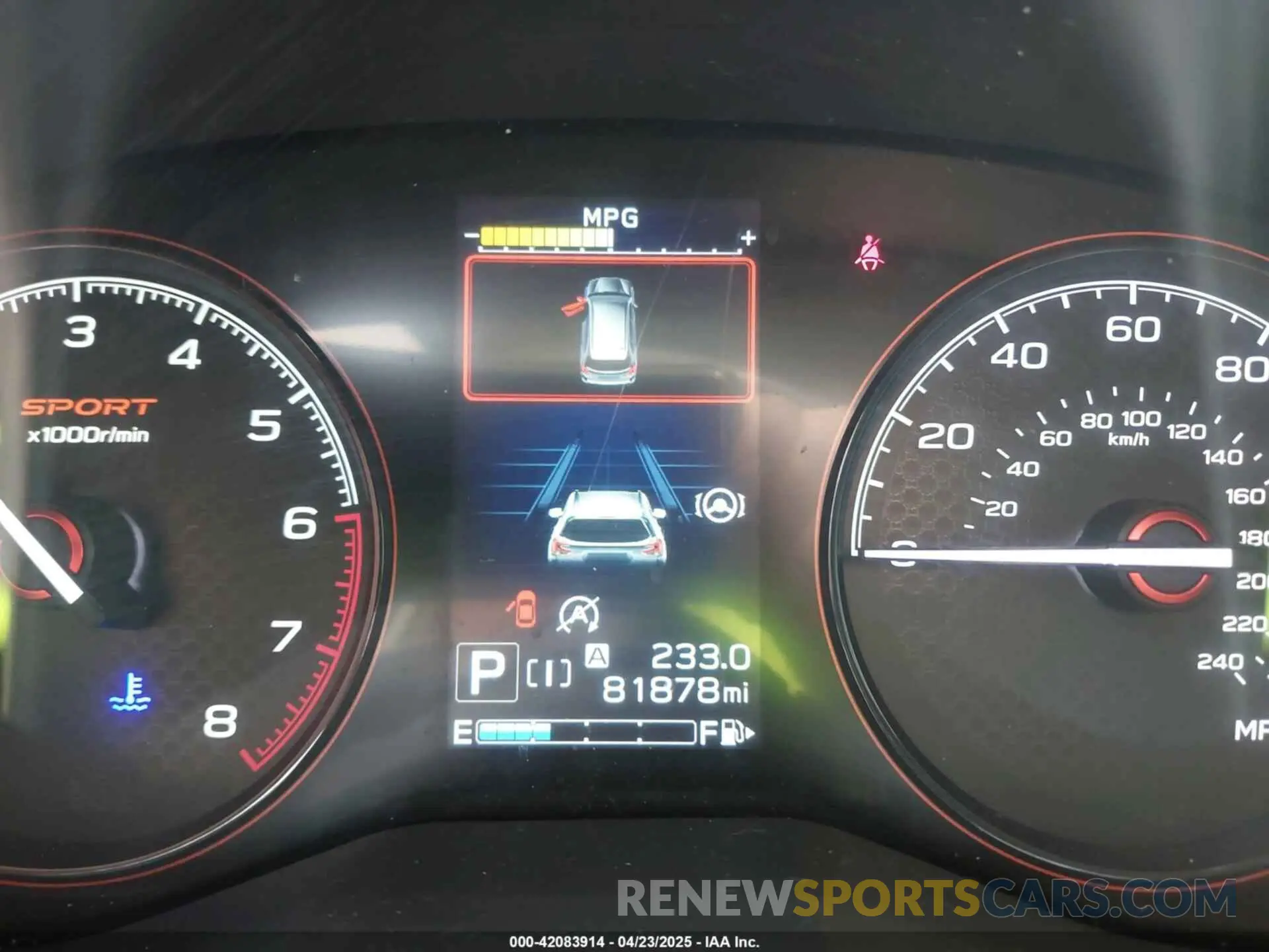 15 fotografías del automóvil dañado JF2SKAMC1LH490467 SUBARU FORESTER 2020