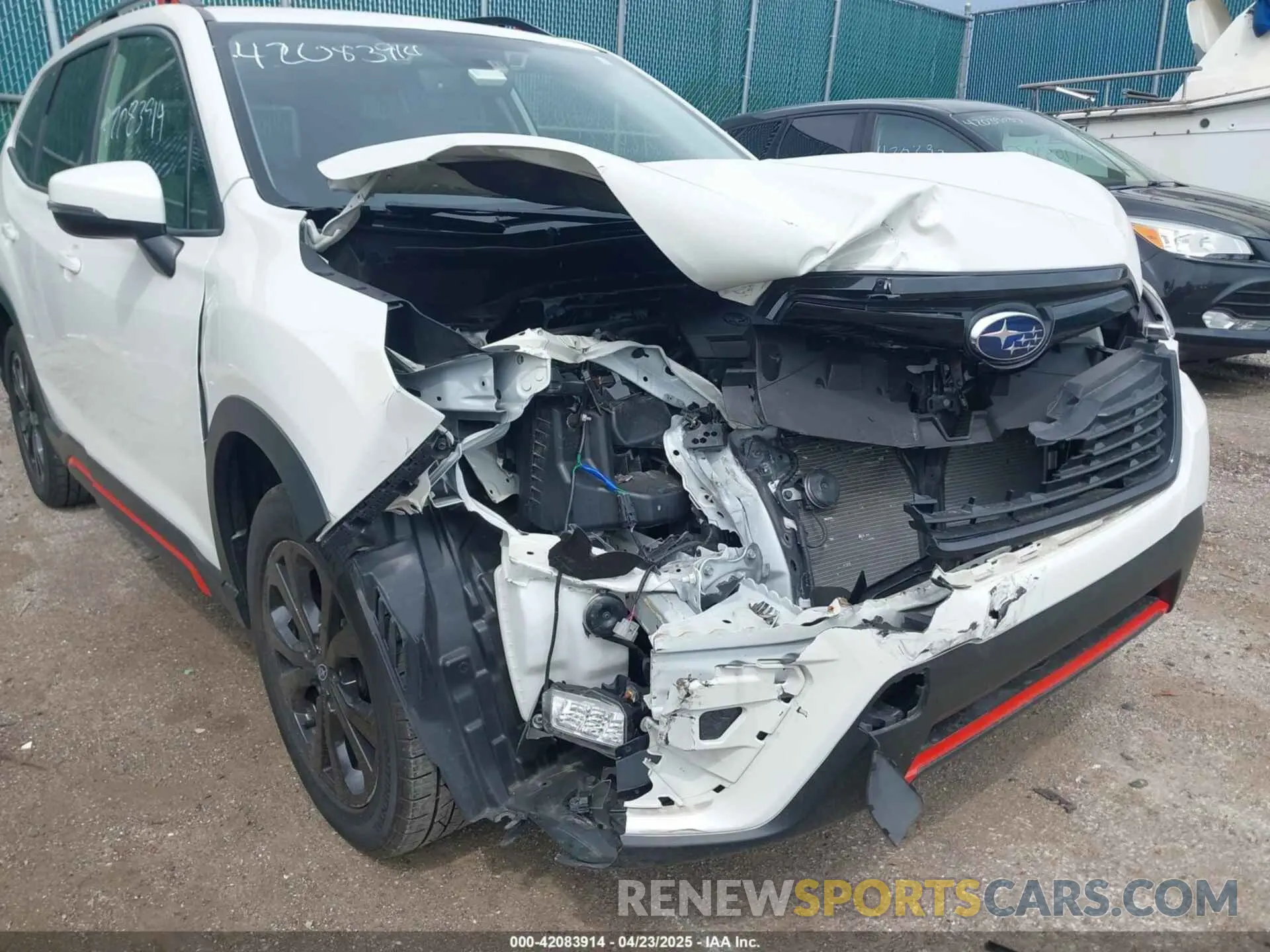 6 fotografías del automóvil dañado JF2SKAMC1LH490467 SUBARU FORESTER 2020
