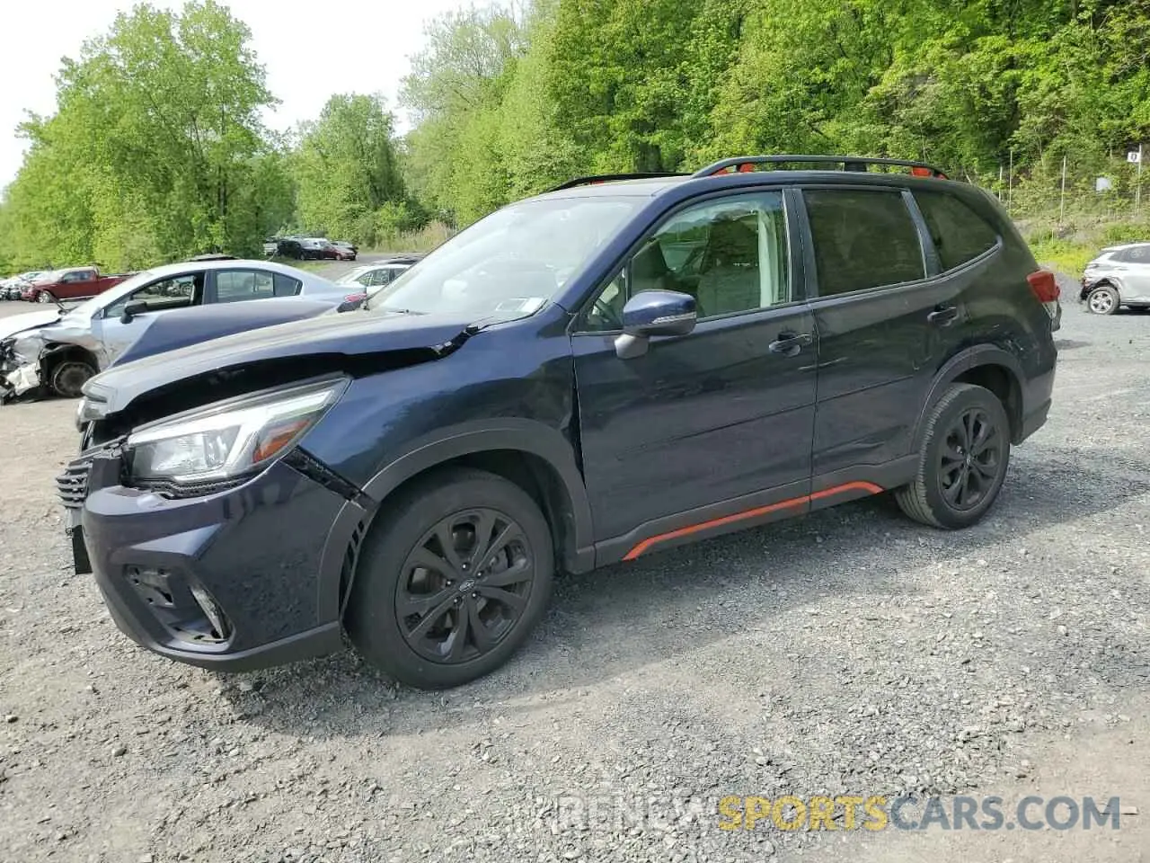 1 fotografías del automóvil dañado JF2SKAMCXLH502096 SUBARU FORESTER 2020