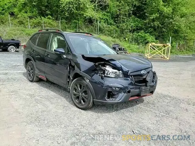 14 fotografías del automóvil dañado JF2SKAMCXLH502096 SUBARU FORESTER 2020