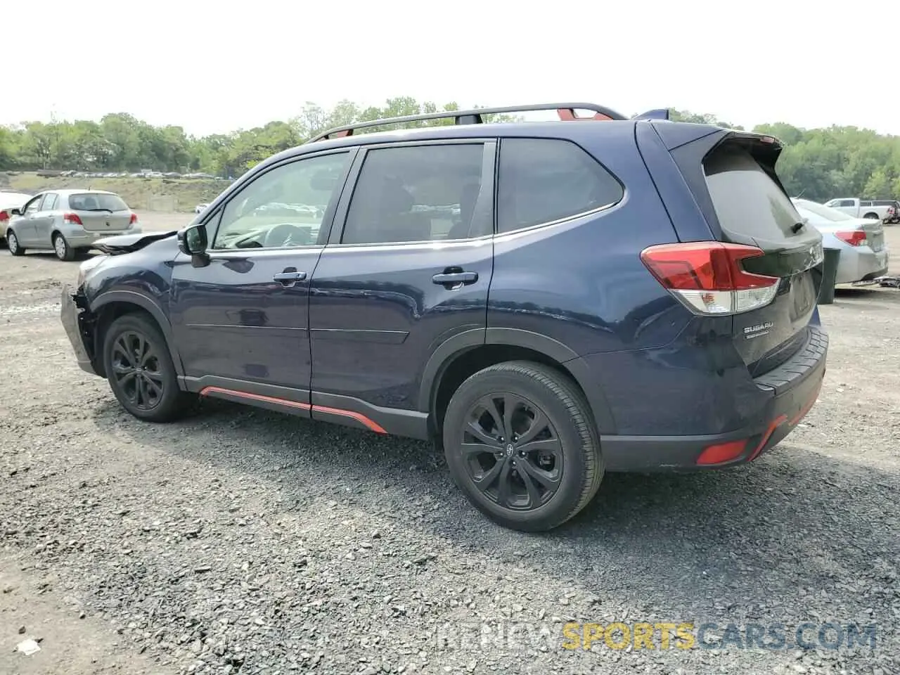 2 fotografías del automóvil dañado JF2SKAMCXLH502096 SUBARU FORESTER 2020