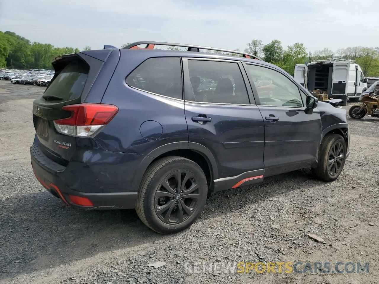 3 fotografías del automóvil dañado JF2SKAMCXLH502096 SUBARU FORESTER 2020