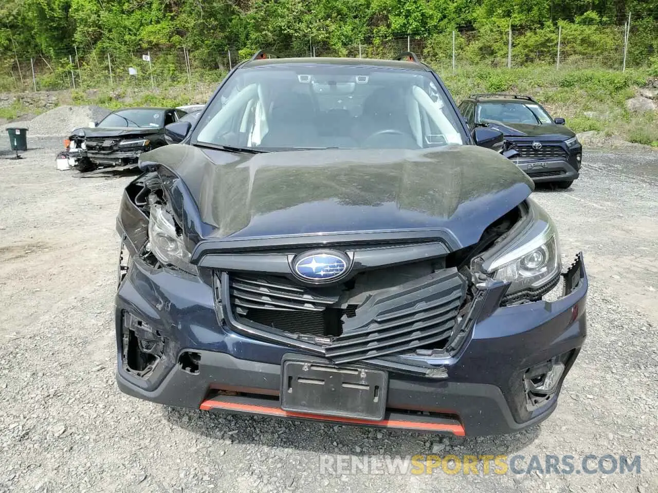 5 fotografías del automóvil dañado JF2SKAMCXLH502096 SUBARU FORESTER 2020