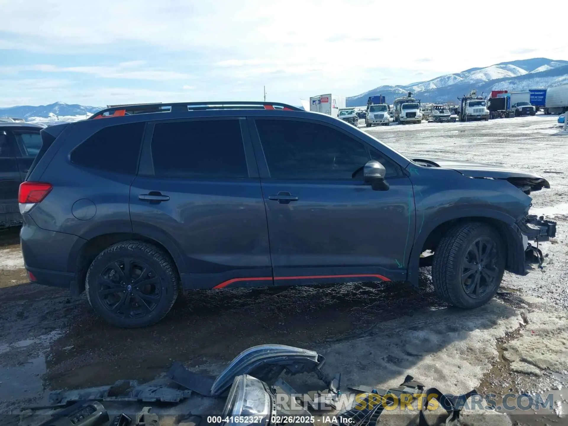 14 fotografías del automóvil dañado JF2SKARC0LH424677 SUBARU FORESTER 2020