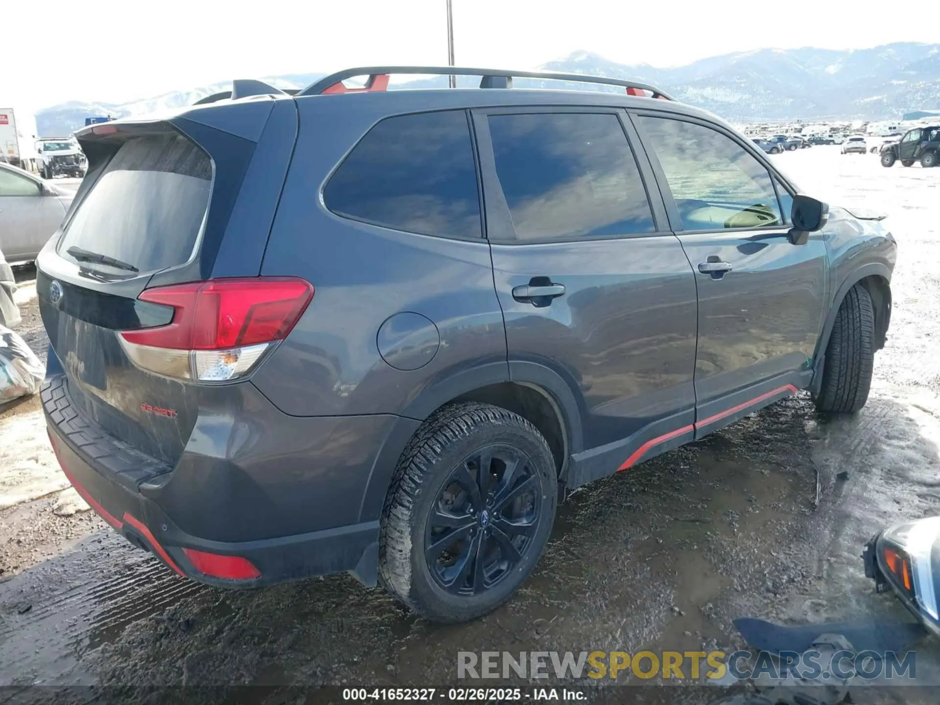 4 fotografías del automóvil dañado JF2SKARC0LH424677 SUBARU FORESTER 2020