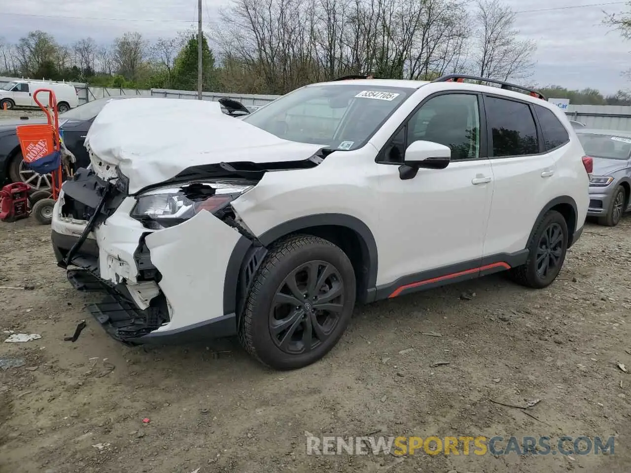 1 fotografías del automóvil dañado JF2SKARC0LH535729 SUBARU FORESTER 2020