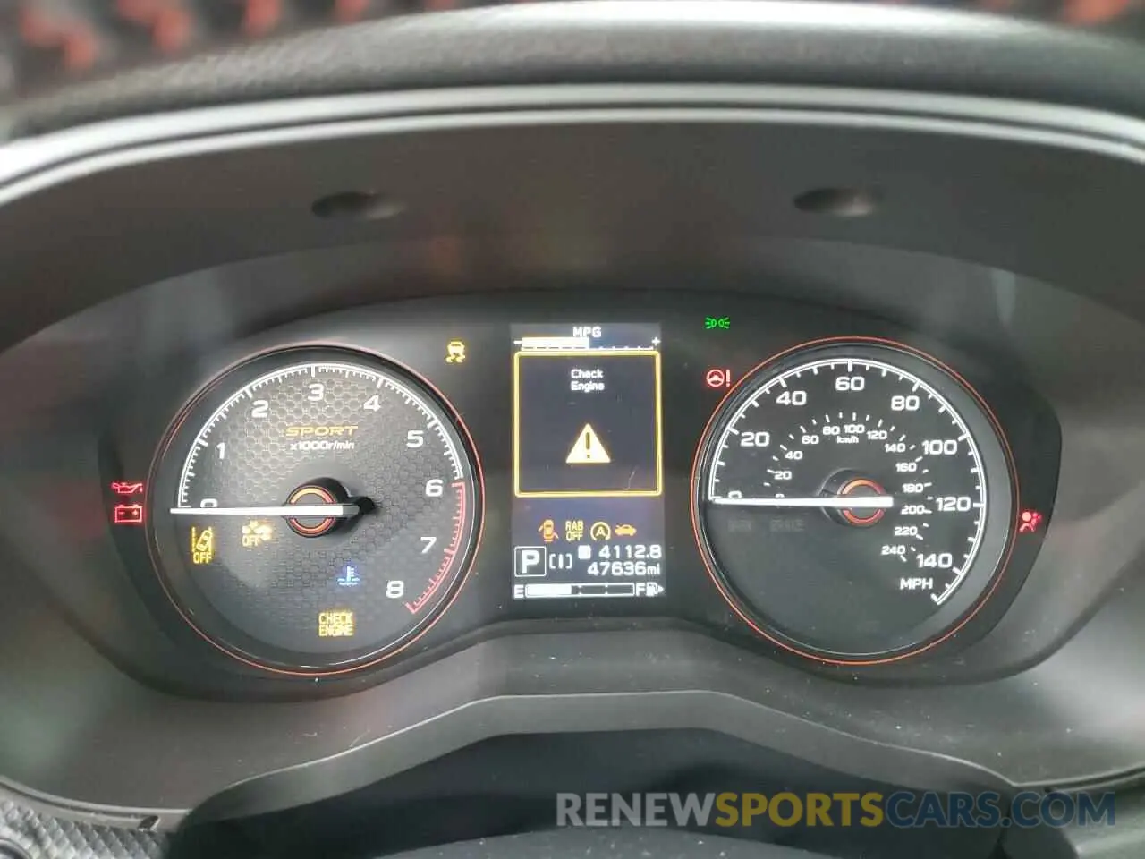 9 fotografías del automóvil dañado JF2SKARC0LH535729 SUBARU FORESTER 2020