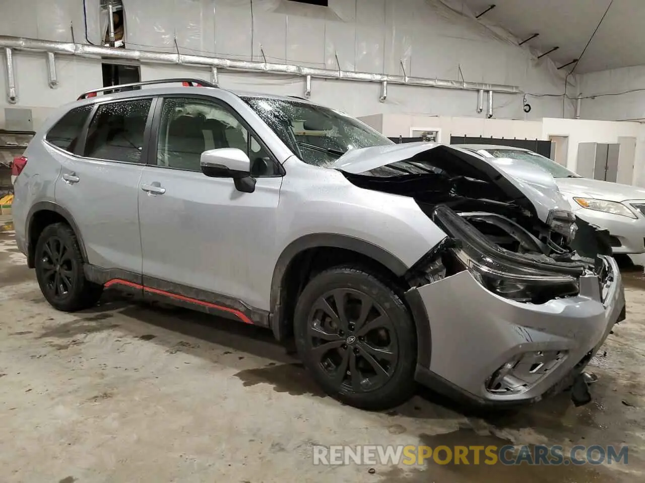 4 fotografías del automóvil dañado JF2SKARC0LH563109 SUBARU FORESTER 2020