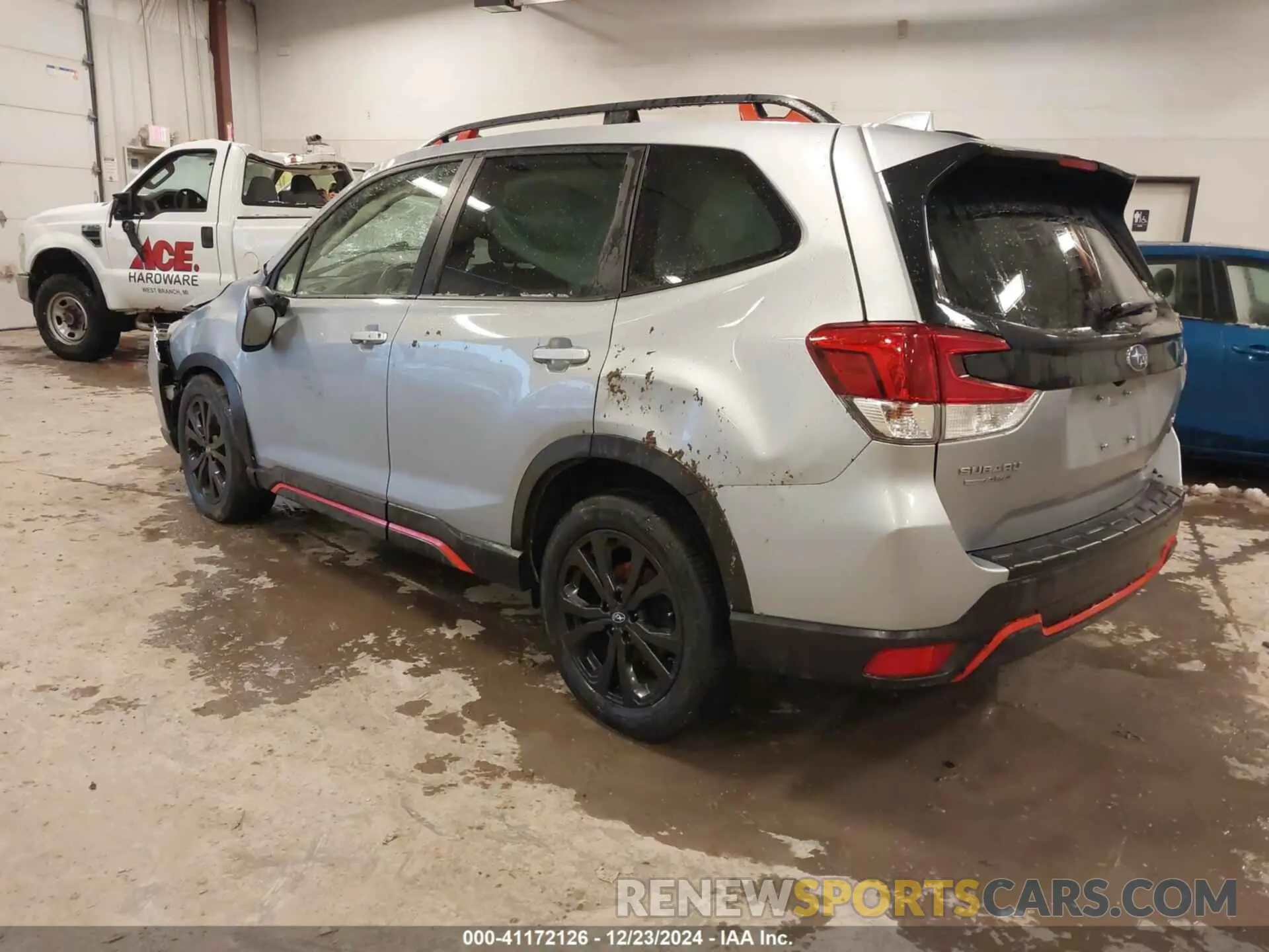 3 fotografías del automóvil dañado JF2SKARC2LH466526 SUBARU FORESTER 2020