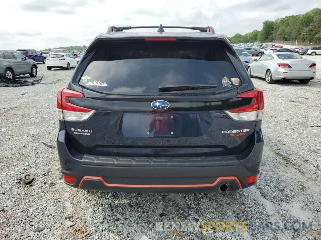 6 fotografías del automóvil dañado JF2SKARC2LH498599 SUBARU FORESTER 2020