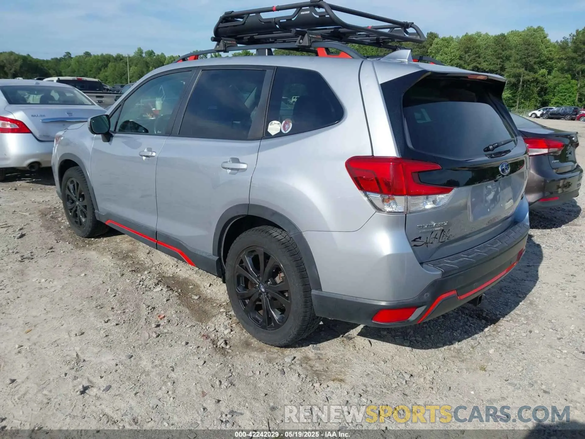 3 fotografías del automóvil dañado JF2SKARC3LH503521 SUBARU FORESTER 2020