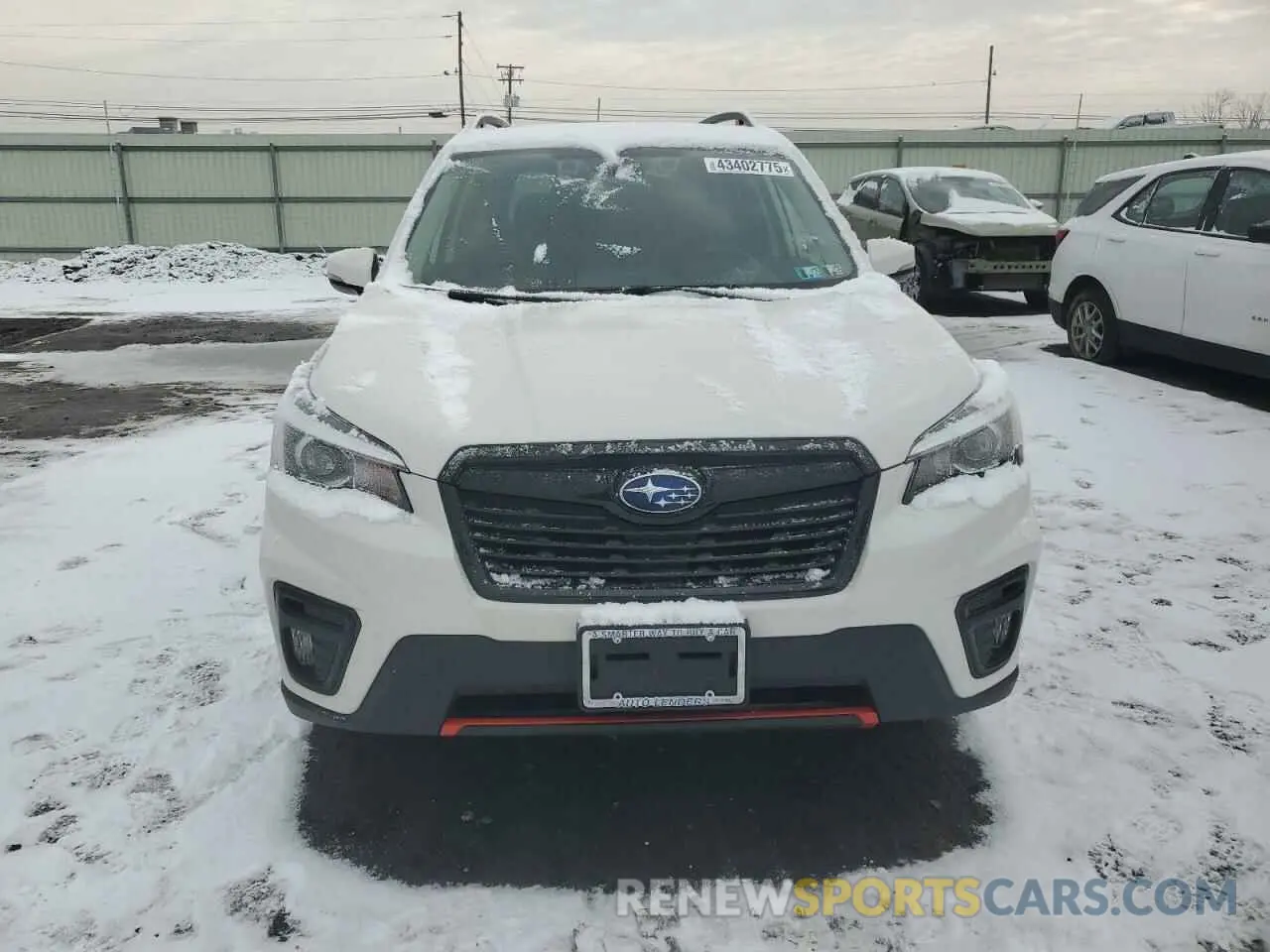 5 fotografías del automóvil dañado JF2SKARC3LH604915 SUBARU FORESTER 2020