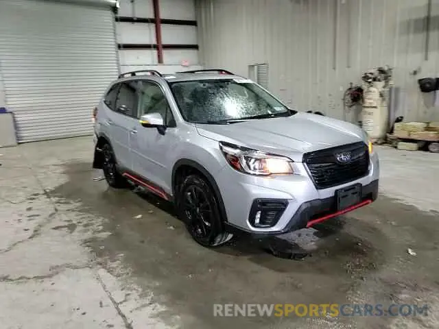 14 fotografías del automóvil dañado JF2SKARC4LH586764 SUBARU FORESTER 2020