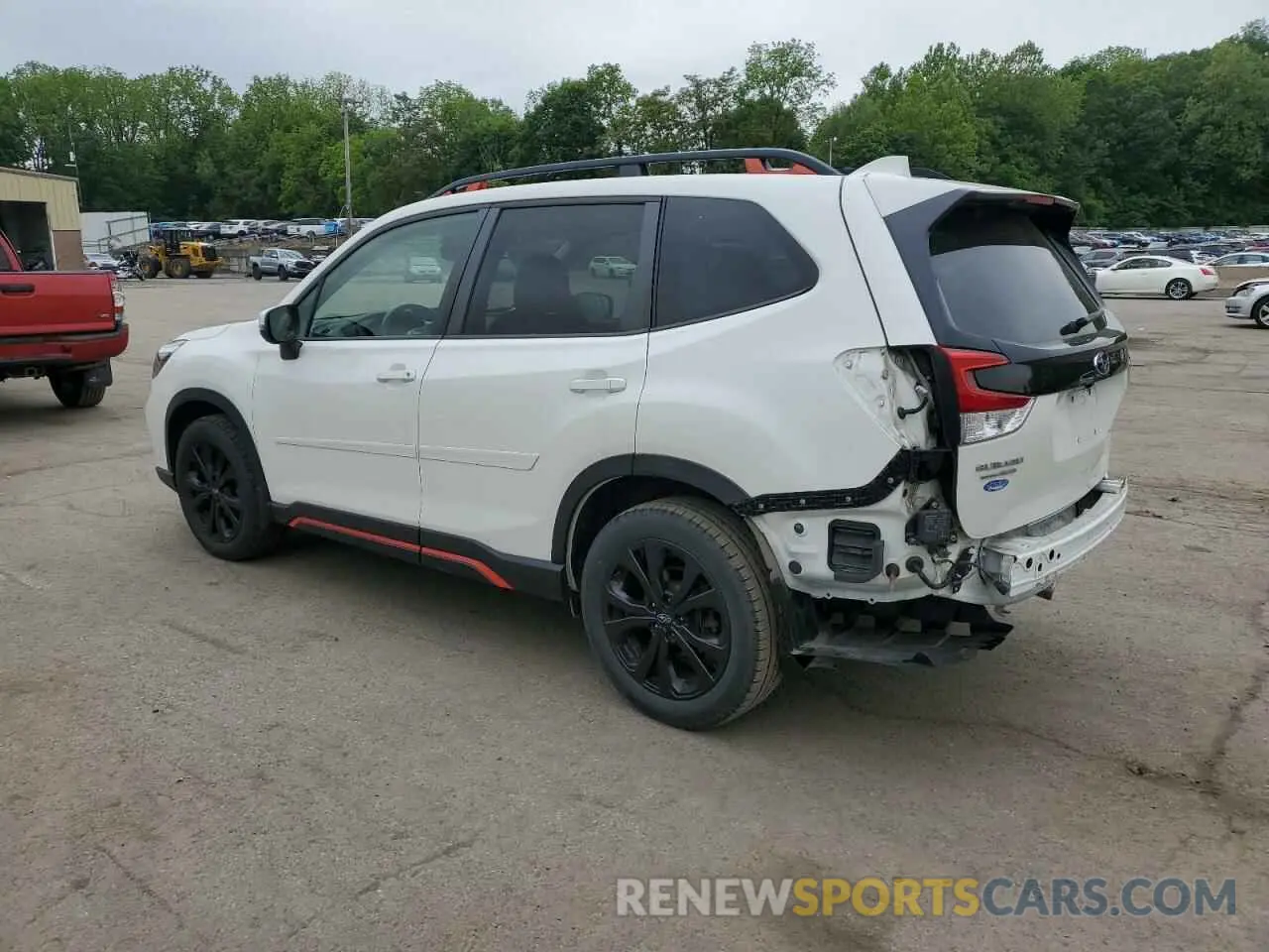 2 fotografías del automóvil dañado JF2SKARC5LH428286 SUBARU FORESTER 2020