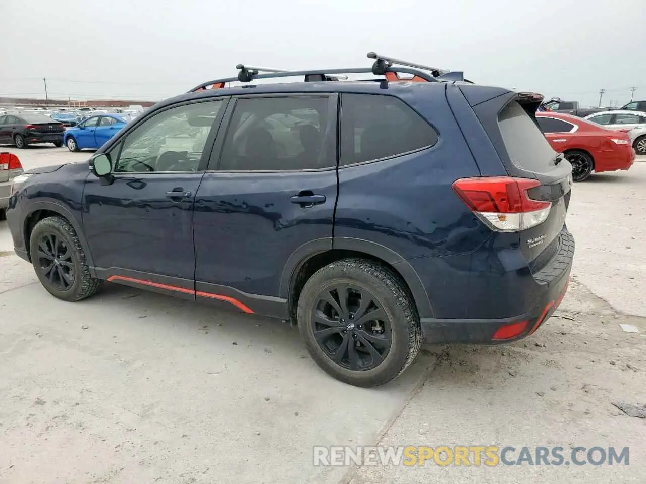 2 fotografías del automóvil dañado JF2SKARC6LH566161 SUBARU FORESTER 2020