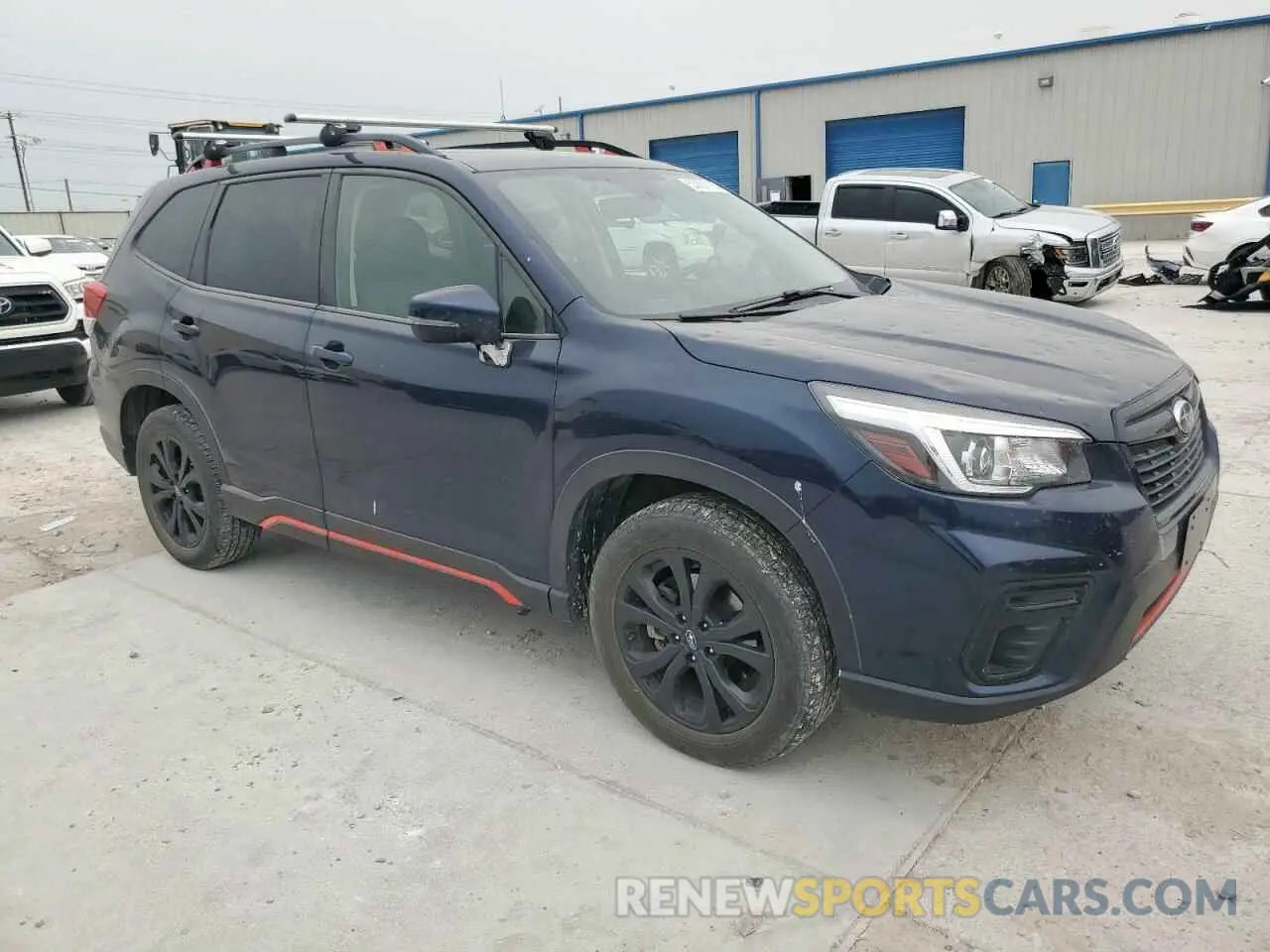 4 fotografías del automóvil dañado JF2SKARC6LH566161 SUBARU FORESTER 2020