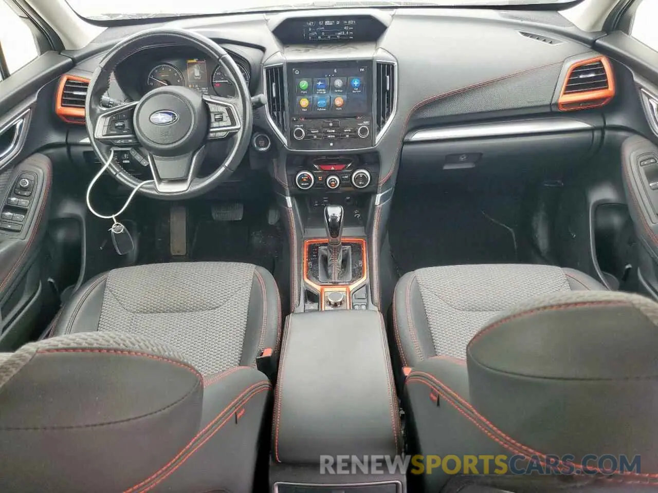 8 fotografías del automóvil dañado JF2SKARC6LH566161 SUBARU FORESTER 2020