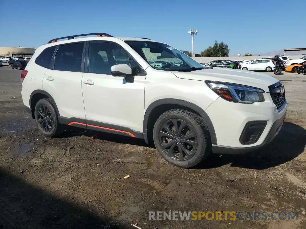 4 fotografías del automóvil dañado JF2SKARC7LH429651 SUBARU FORESTER 2020