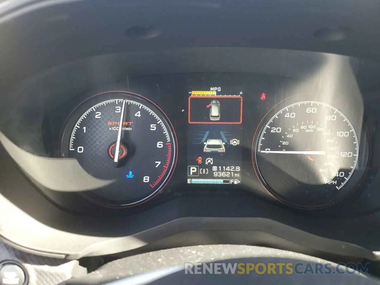 9 fotografías del automóvil dañado JF2SKARC7LH429651 SUBARU FORESTER 2020