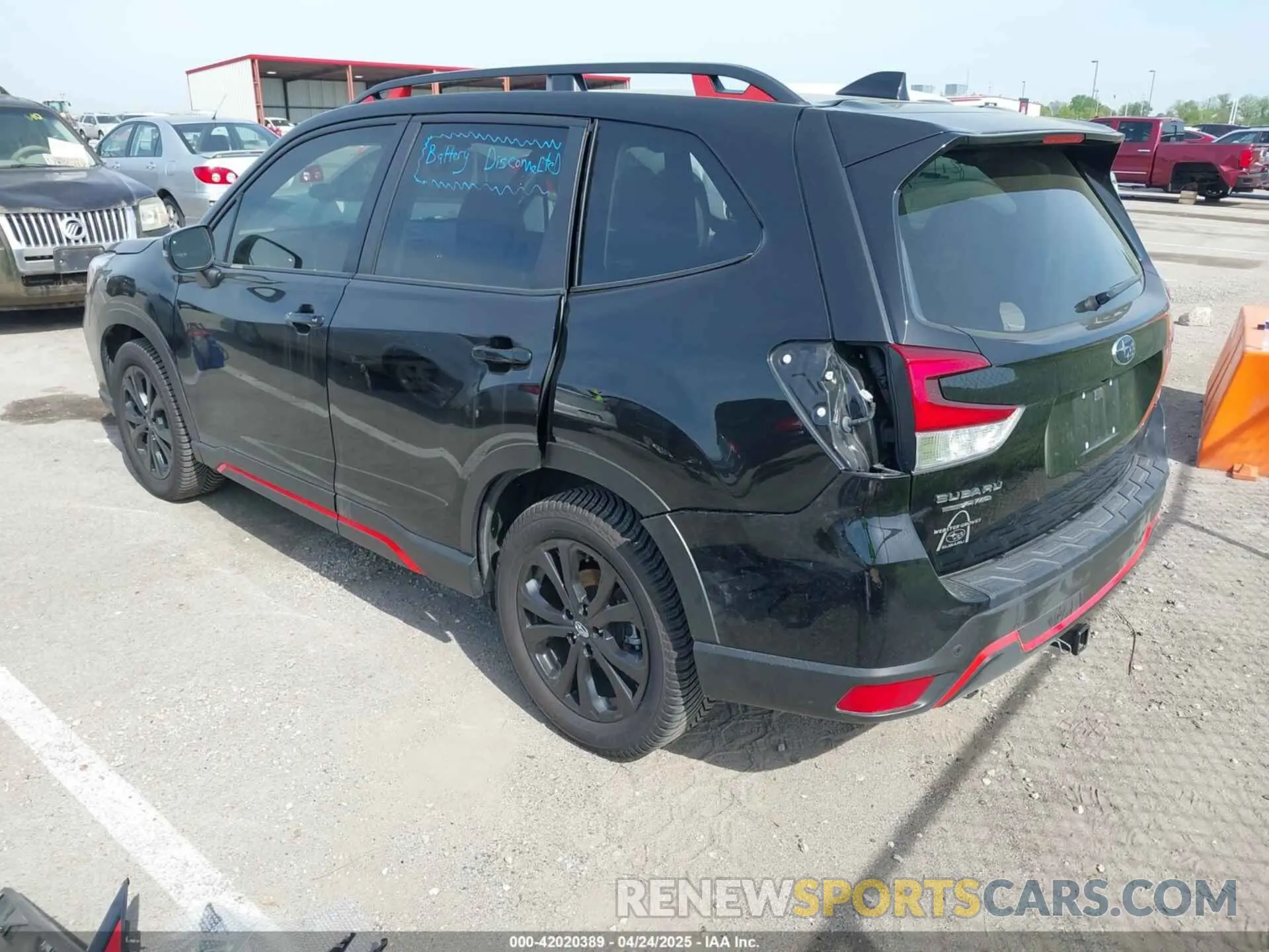 3 fotografías del automóvil dañado JF2SKARC7LH538949 SUBARU FORESTER 2020