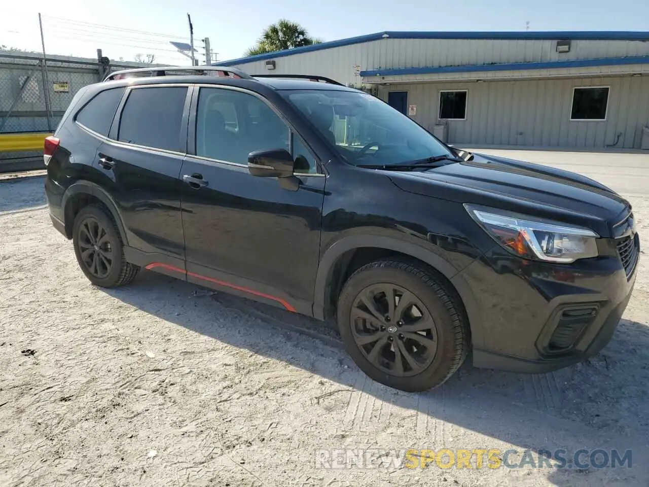 4 fotografías del automóvil dañado JF2SKARC8LH454459 SUBARU FORESTER 2020