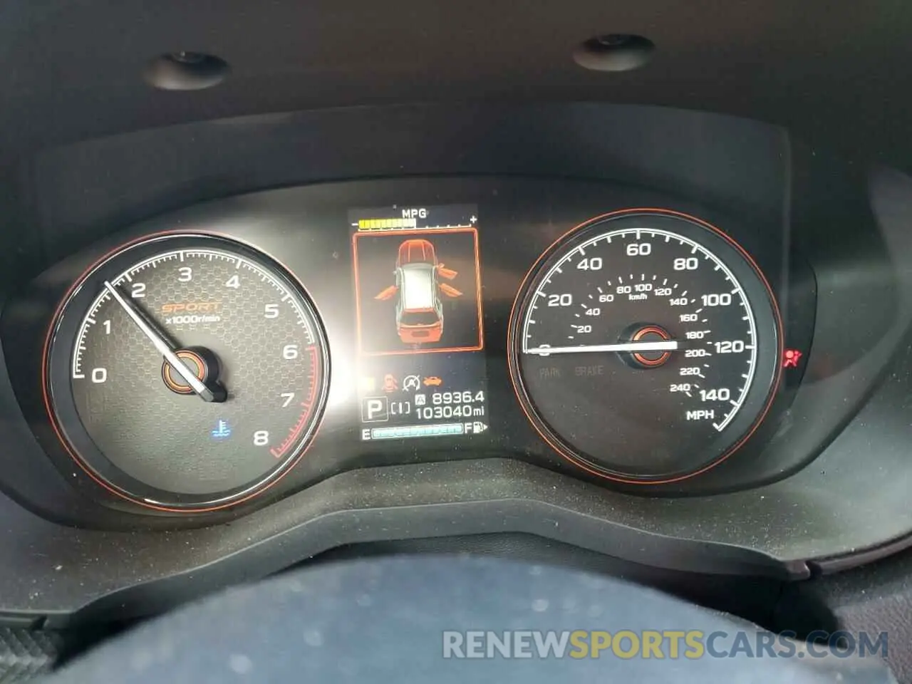 9 fotografías del automóvil dañado JF2SKARC8LH454459 SUBARU FORESTER 2020
