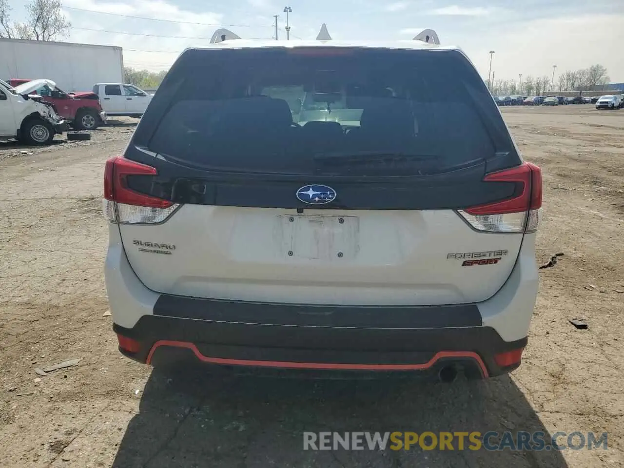 6 fotografías del automóvil dañado JF2SKARC8LH516345 SUBARU FORESTER 2020